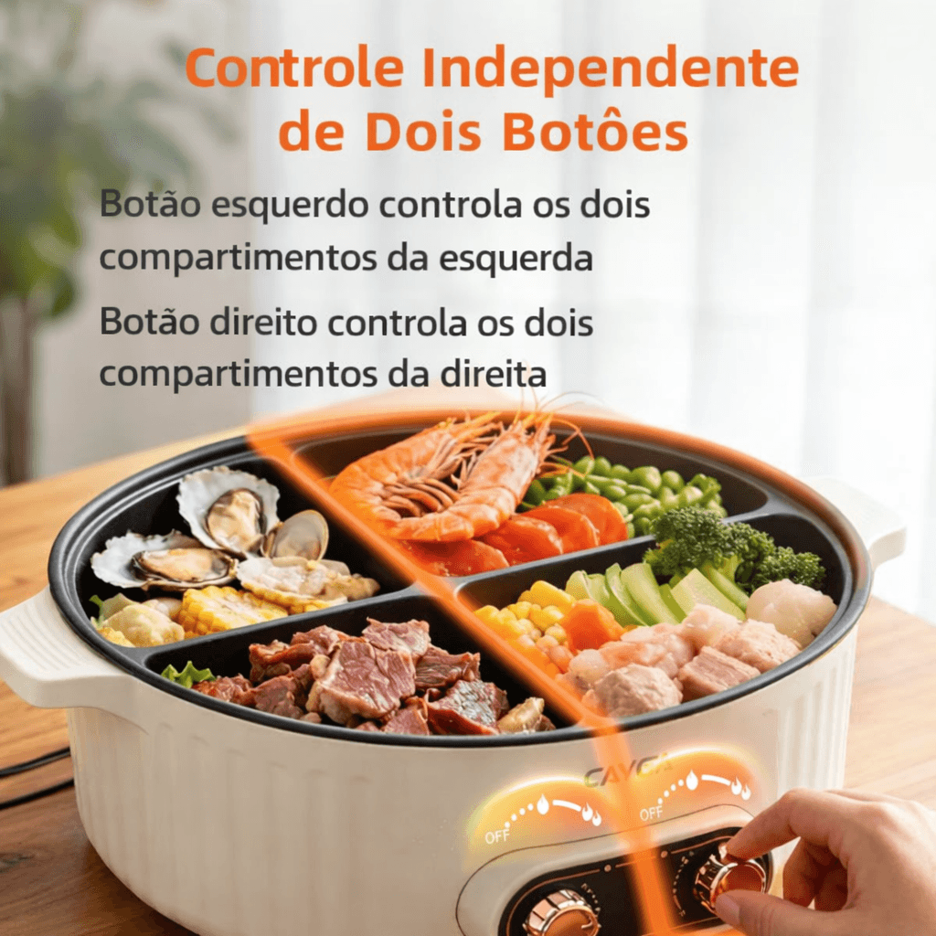 Panela de Pressão Elétrica Inteligente - 6 Litros - Imagem 2