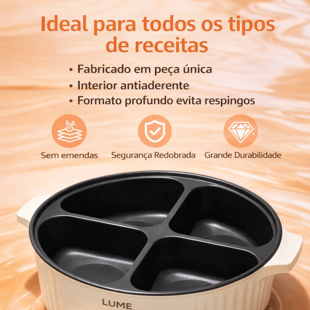 Panela de Pressão Elétrica Inteligente - 6 Litros - Imagem 4